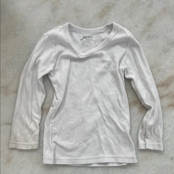 Carter's Classic White Long Sleeve Tee - Picture 5 of 6